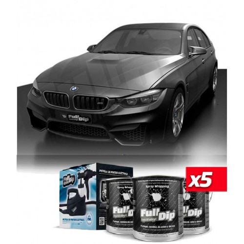 Full Dip 5 x Hyper Black 4 Litros + Pistola FD650